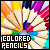 colored pencils